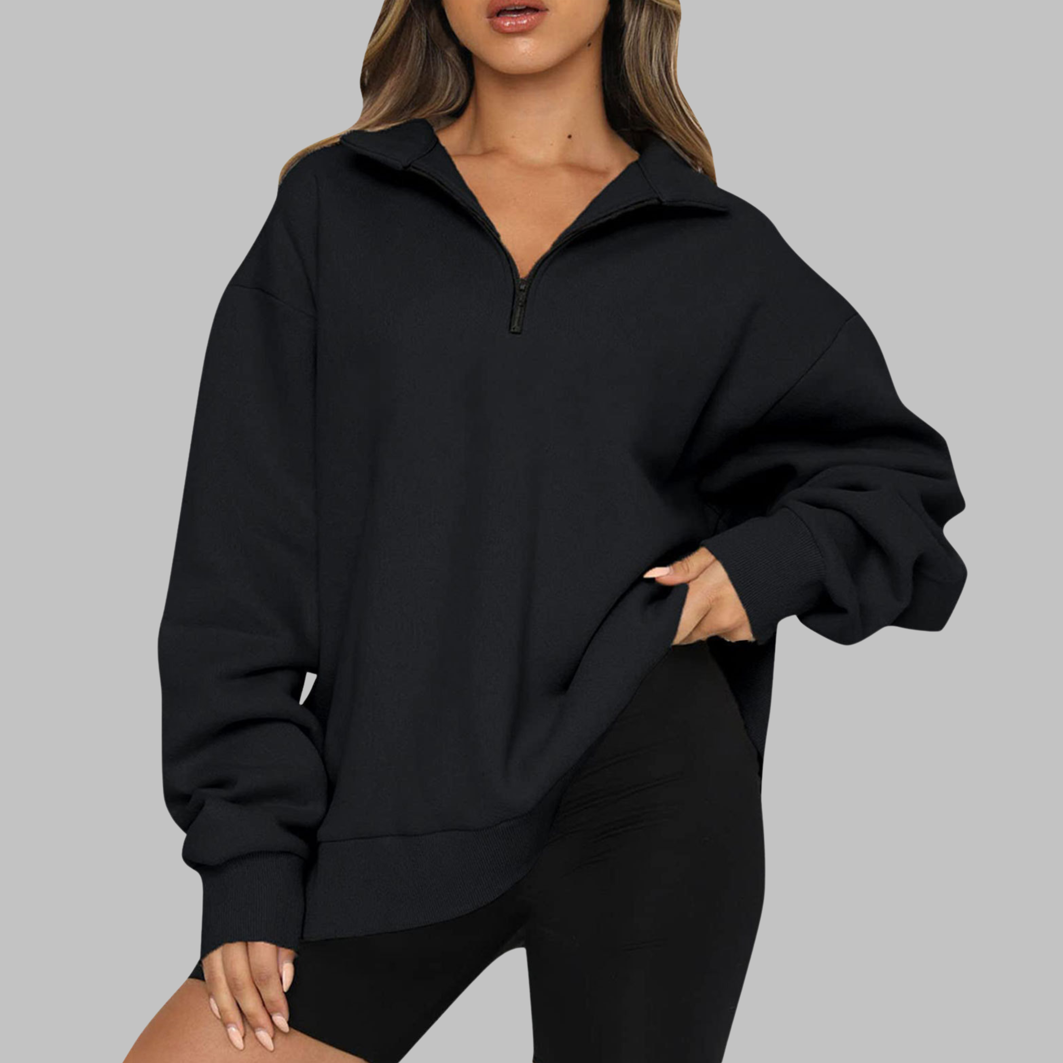 E&M | Tenley Oversized Half-Zip