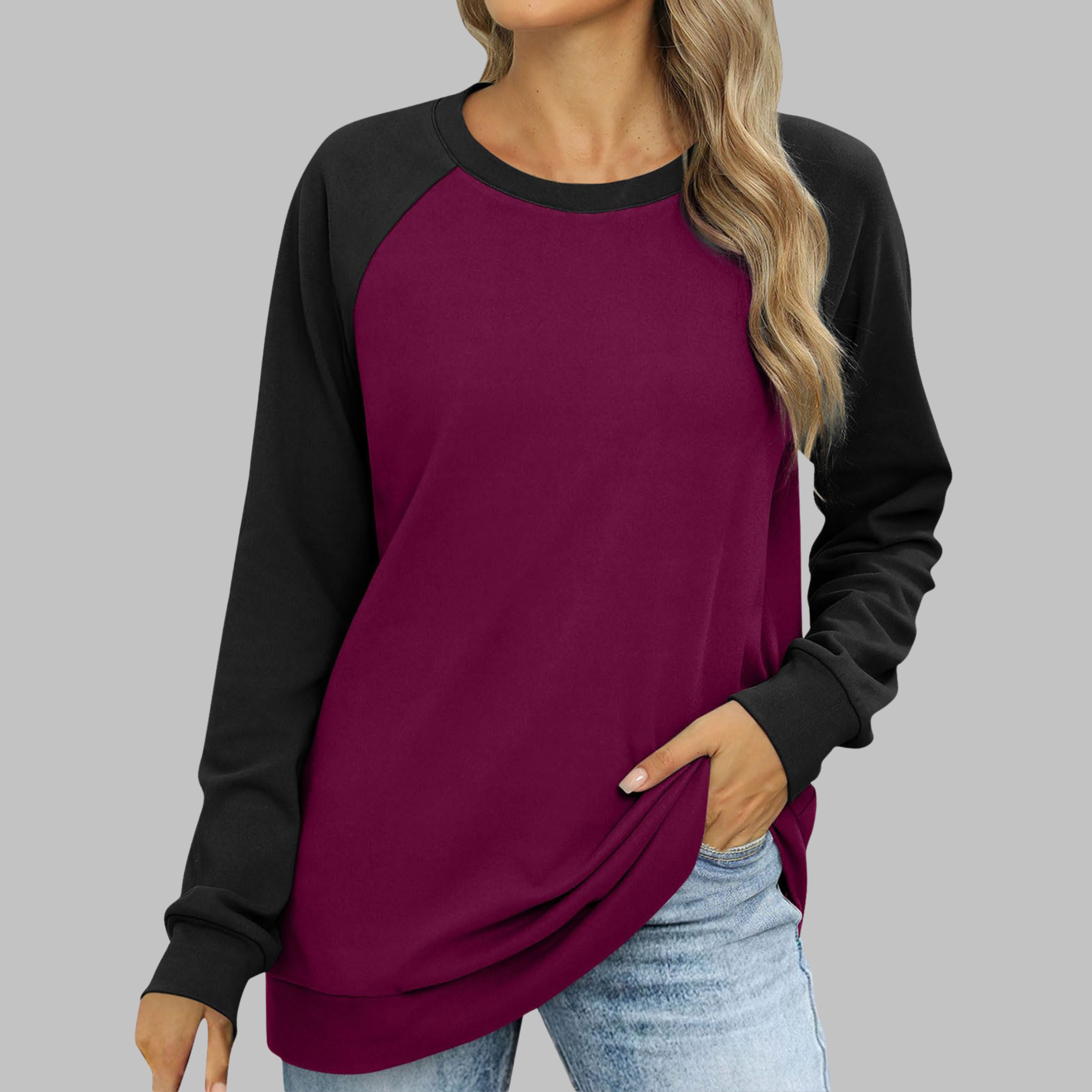 E&M | Lhantel Round-Neck Sweatshirt
