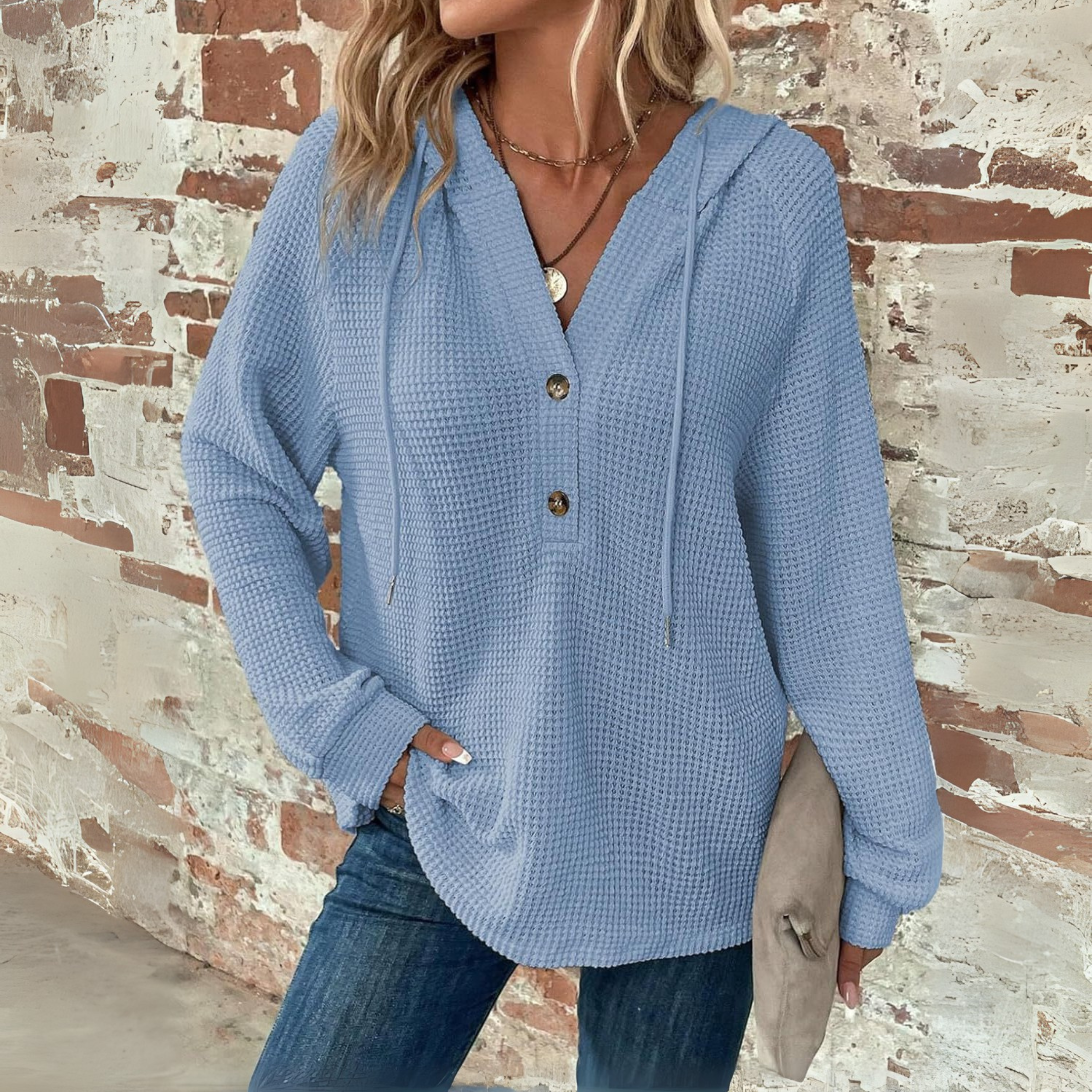 E&M | Sioni V-Neck Hoodie