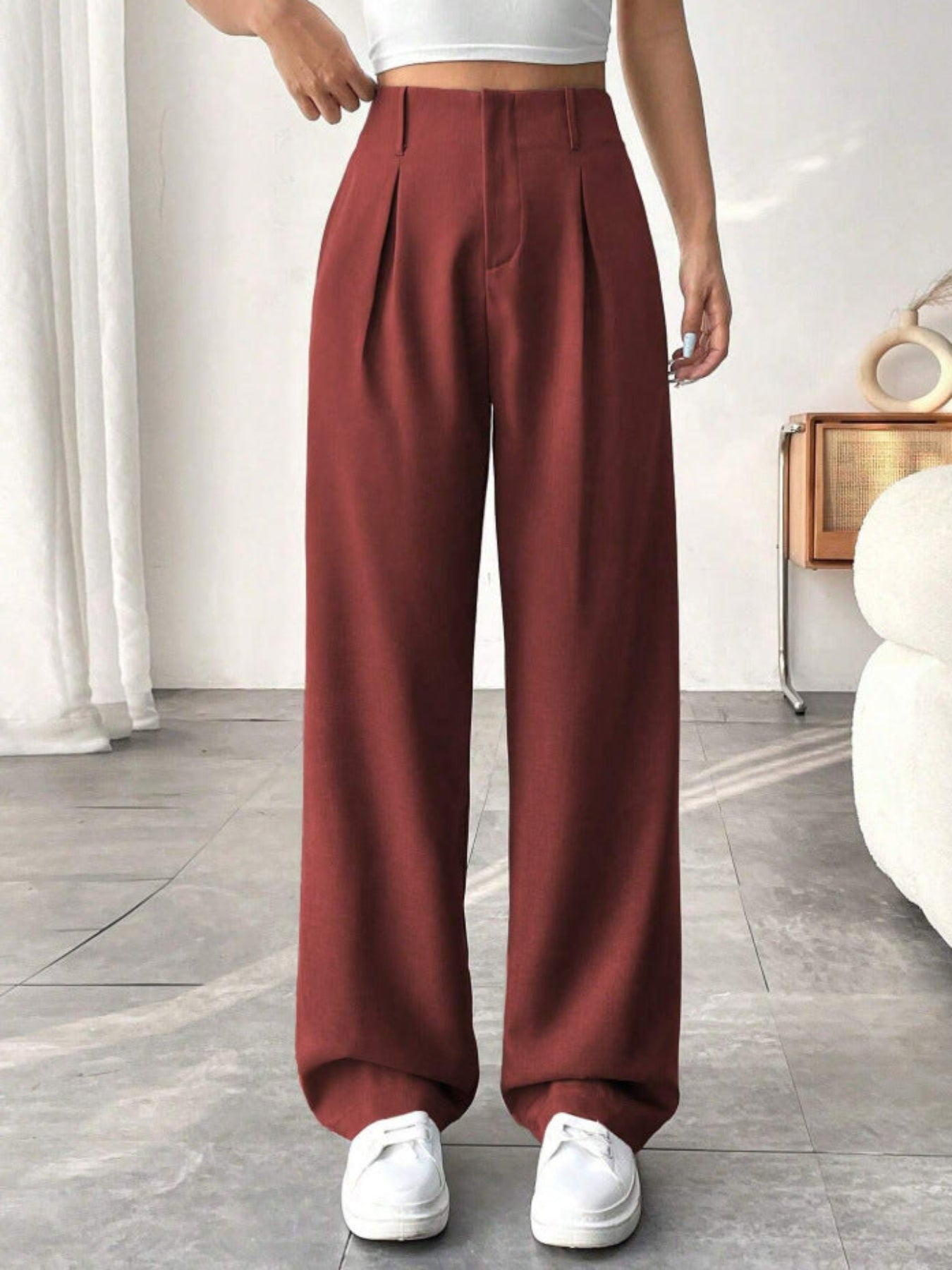 E&M I Elodie Pleated Trousers