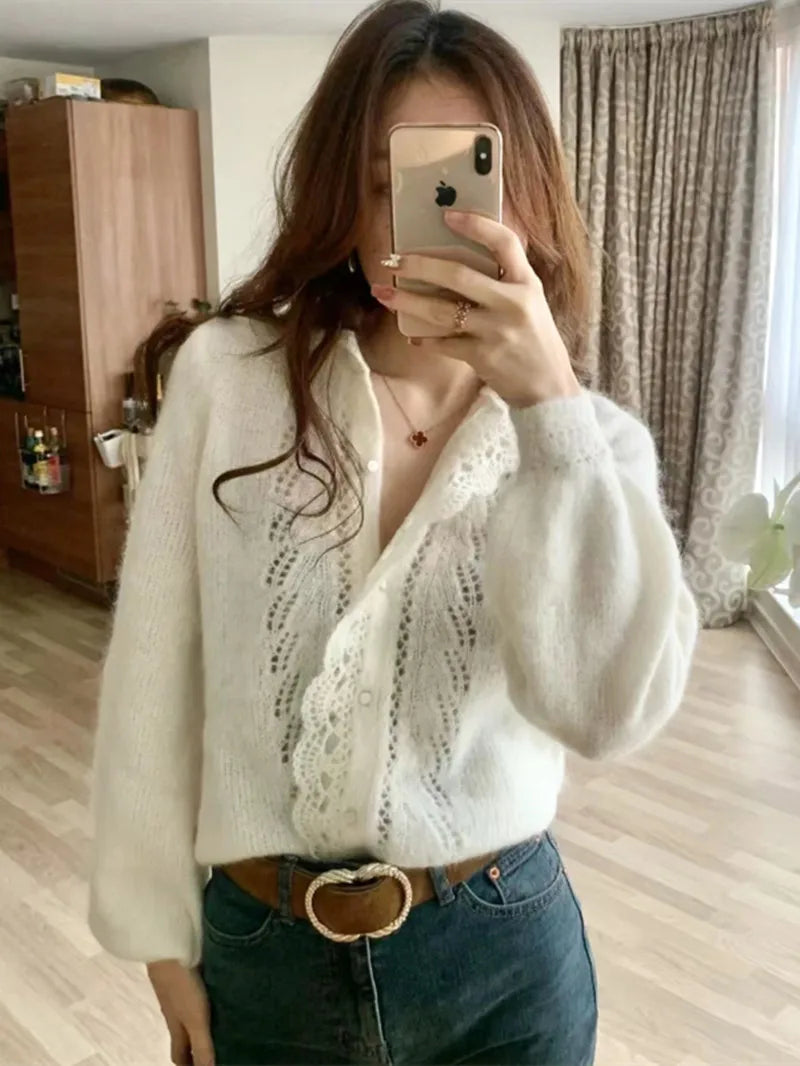 E&M I Daisy Knit Cardigan