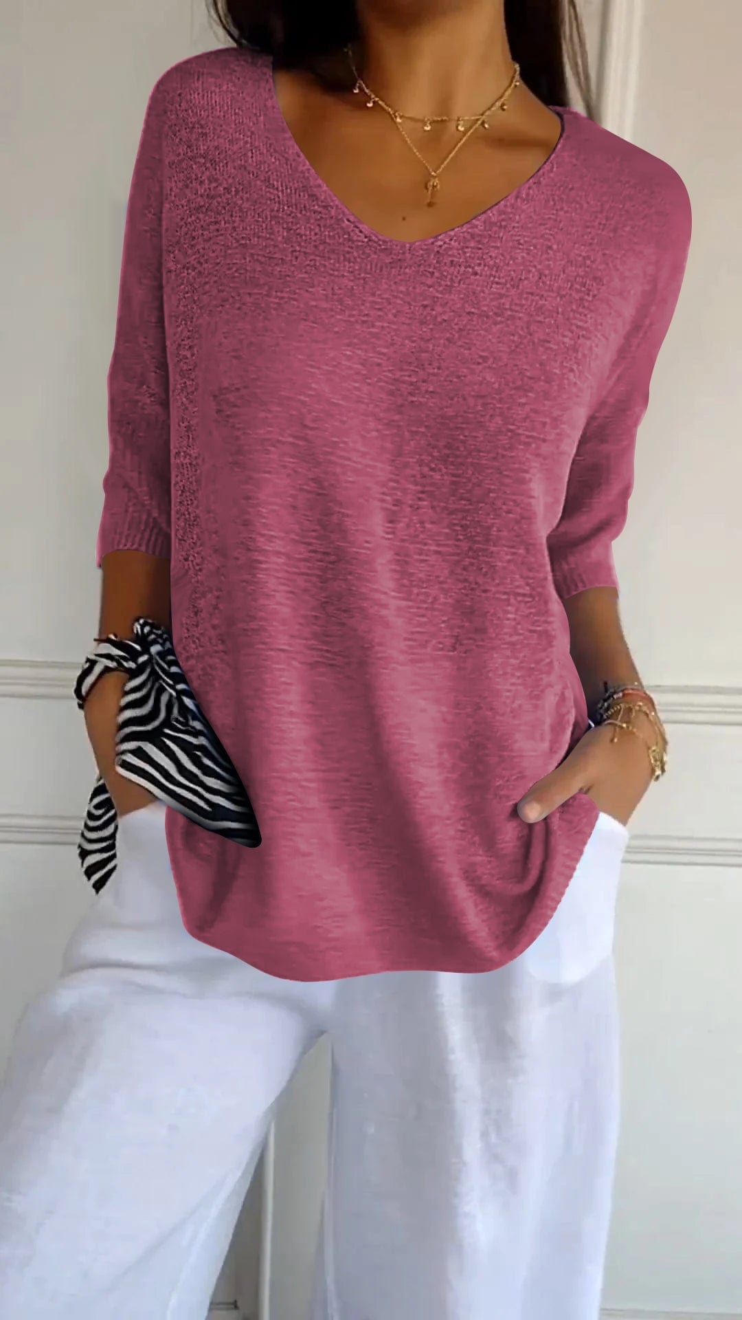 E&M I Honoria V-Neck Sweater