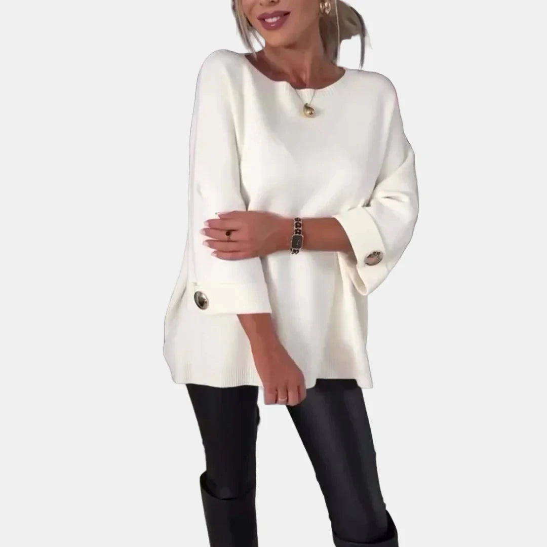 E&M I Elsinara Button Top